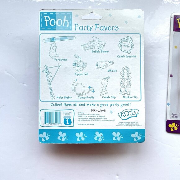 2x Vintage Winnie The Pooh Whistles Party Favors Y2K 90s Disney Grab Bag Toy - Picture 3 of 4